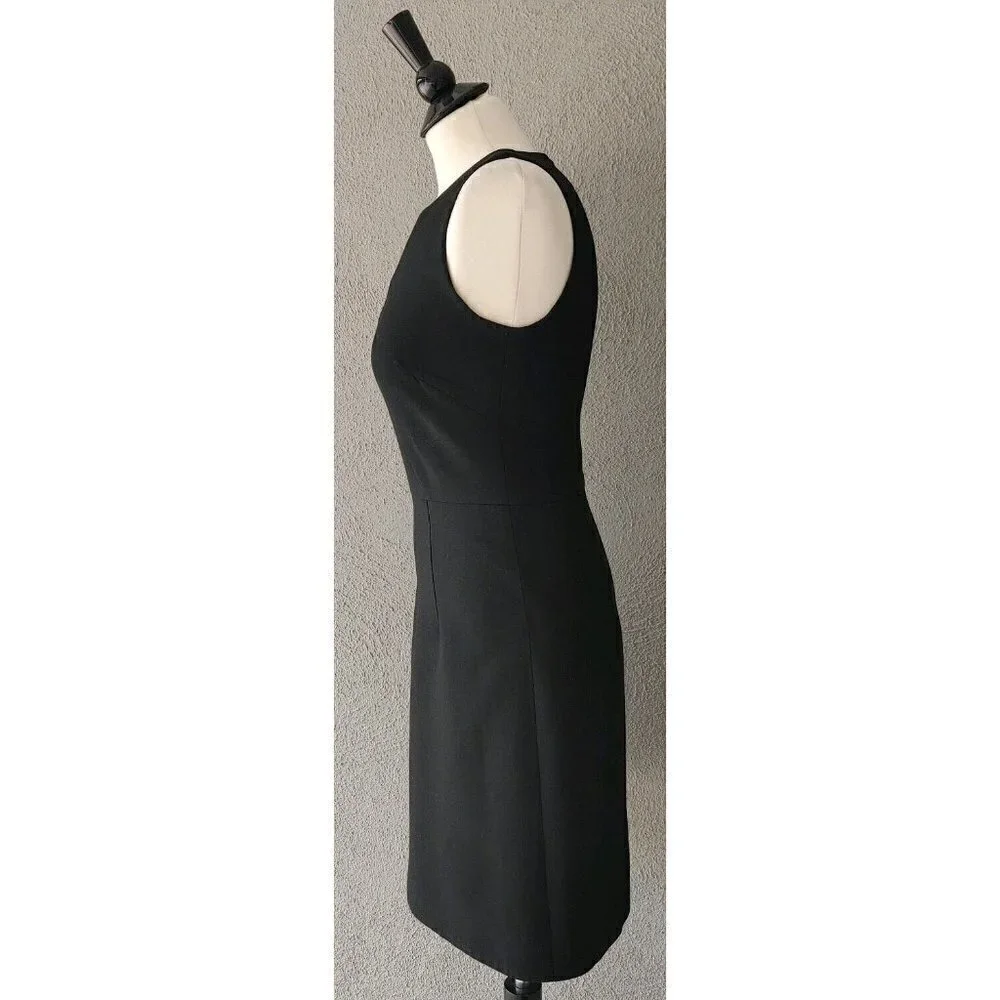 Milly A-Line Peekaboo Mini Sheath Dress in Black Size 4 - Picture 3 of 7